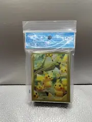 Pokemon Center Japan Card Sleeves - Forest Pikachu 64 Count