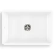 OLIVERI Sicily White Fireclay Farmhouse Undermount Sink SC-WH1982U