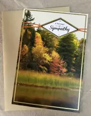 A Message of Sympathy Greeting Card w/ Envelope