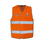 Newcastle Knights NRL Hi Viz Work Vest With Reflective Tape Orange