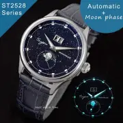 Seagull Sugess ST2528 Automatic Moon Phase Blue Goldstone 1963 'The White Moon'