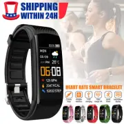 Fitness Smart Watch Activity Tracker Heart Rate For Women Men Oxygen BP Monitor