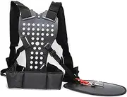 Trimmer Shoulder Strap Padded Lawn Mower Harness Adjustable Trimmer Harness with Connecting Buckle Labor-Saving Harness for Brush Cutter, String Trimmer Brush Cutter