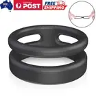 NEW Male Double Penis Cock Lock Rings Soft Silicone Delay Ejaculation Sex Toy