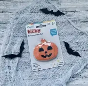 Nuby All Silicone Pumpkin Teether 3+ Months