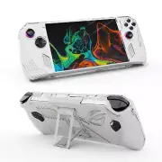 PC Crystal Clear Protective Case Cover with Bracket for ROG Ally Game Console