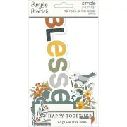 Simple Stories Simple Pages Page Pieces - So Very Blessed, Hearth & Home*