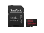 Sandisk Extreme microSDXC 128GB + SD Adapter for Action Sports Cameras - works
