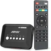 [AGPTEK] Black 1080P HDMI TV Media Player with HDMI YPbPr USB 2.0 SD Ports Remote Control for MP3 AVI RMVB MPEG etc.