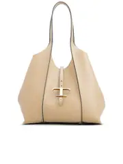 Tod's Grained Texture Leather Shopper