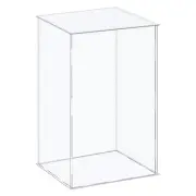 Acrylic Display Case Plastic Box Cube Storage Box Clear 31x26x41cm