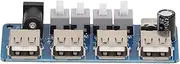 Marhynchus 4 Channel Power Expansion Module 5V USB Power Splitter Board Button Control