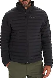[Marmot] Men's Echo Featherless Warm Puffy, Insulated Winter Coat, Water-Resistant Quilted Parka, Lightweight Packable Outdoor Jacket, Windproof