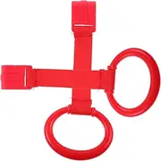 GREENADSCAPE 2pcs Hand Pull Rings for Crib Walking Assist Durable Multi Functional Design for Strength Training Easy Installation Park Travel