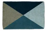 Blue Flag 100% Coir Doormat - Entry Mat, Welcome Mat, Door mat, Non Slip, Anti Slip, Front Door, Waterproof, Durable