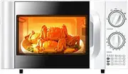 700w Stand-Alone Microwave Oven, Digital Microwave Oven, Capacity 20 Liters, 6-Level Heat Adjustment, Independent Defrost Gear, Removable Turntable for Easy Cleaning, Suitable for Kitchens