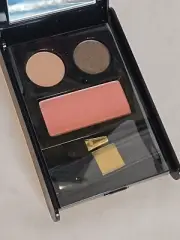 Elizabeth Arden Duo Eyeshadow Cheek Color Purse Travel Mirror Make-Up w/Brushes