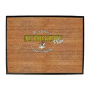 Food Yes Do Have A Retirement Plan Baking - Funny Novelty Doormat Man Cave Floor mat