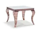 BT Chateau Metal Base Marble Top Side Table