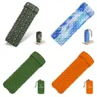 Outdoor Sleeping Pillow Pad Mat Folding Bed Inflatable Ultralight Air Cushion