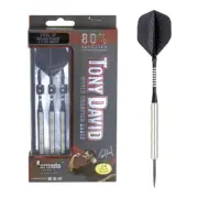 Formula Sports 24g Tony David Slim Barrel/Shaft 80% Tungsten Darts Steel Points