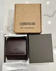 100% Authentic Patek Philippe Watch Travel Leather Case Pouch H997.Travel *NEW