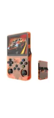 Retro R36S Handheld Video Game Console Emulator 15000 Game 64gb System Orange