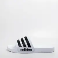 在飛比找樂天市場購物網優惠-ADIDAS CF Adilette 運動拖鞋-白/黑 大尺