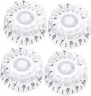 SECFOU Bass Volume Guitar Knobs Volume Tone Control Caps Easy Install Guitar Sound Knobs