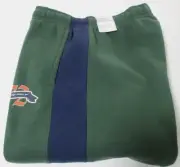 Nike Men's Standard Fit Taper Leg Regular Length Green Fleece Pants Size L