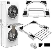 Stacking Kit for Dryer and Washer with Pull-Out Shelf