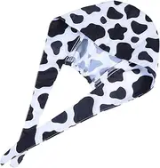 [COLLBATH] Adjustable Breathable Hat Brand Hat Cow Pattern Working Cap for Men Women
