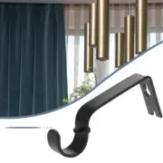 3pcs Hanging Room Curtain Rod Bracket Hooks For Curtains Curtain Hooks For Wall