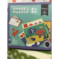 在飛比找蝦皮購物優惠-Mideer shapes puzzle兒童幾何木片拼圖