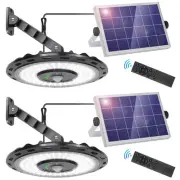 Solar Lights Outdoor Indoor, 3000LM Dimmable 5 Modes (2 All Day Modes) Motion...