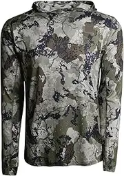 [King's Camo] XKG Performance Hoodie | Lightweight | Stretch-Fit | Quick-Dry | Odor Control | UPF 50 | Hunting Base Layer