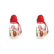 2x Rex London Kids/Child 500ml Plastic Water Bottle Tumbler Colourful Creatures