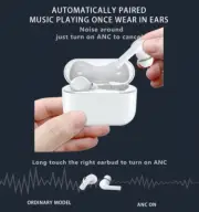 Bluetooth True wireless earbuds-in-Ear, wireless charging Active noise cancel