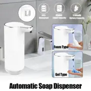 350ML Automatic Foam/Gel Soap Dispenser Hand Sanitizer Wall Mounted For Kitchen