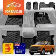 All Weather Car Floor Mats Carpet for Ford Ranger PX PX2 PX3 Dual Cab 2011-2021 (for: Ford)