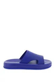 [FERRAGAMO] FERRAGAMO cut-out slides 7 Blue