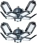 LED Garage Lights - 18000 Lumen 6500K Daylight 180W, Three Leaf Led Garage Ce...