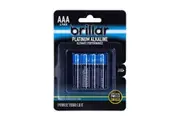 1 Pack of 4 AAA Platinum Alakaline Batteries Long Lasting Power Home