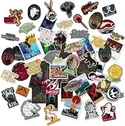 Conquest Journals Game of Thrones Sigils and Iconic Art Vinyl Stickers, 60 Unique Stickers Including 5 Holograms, Waterproof, UV and Scratch Resistant, Officially Licensed