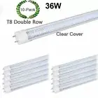 10x LED LIGHT 36W TUBE T8 1.2M 6500K CLEAR LENS G13 FLUORESCENT WHITE BULB 120CM