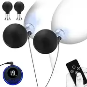 Zngoiwyt SM Electro Shock Nipple Sucker Massager Pump Electrostimulation Breast Pump Set Nipple Enlargement Sucking Clitoris SM Sex Toys for Women