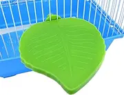 Bird Perch Stand Toy, Parrot Perch Standing Toy with Leaves Shape, Pet Supplies, Exercise Playing Chewing Perch for Macaws Sparrow Budgies Conures Cockatiels