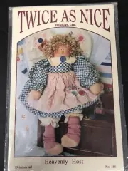 "Doll Pattern Heavenly Host" ©1994 Twice as Nice Designs Craft # 185 19" Tall