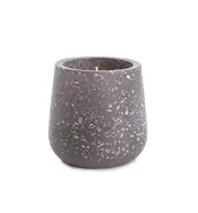 Koch & Co Terrazzo Ambergris Grey Large Scented Candle