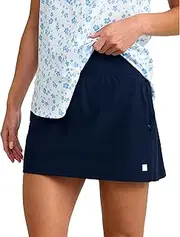 [HUK] Women's Standard Tide Point Performance Skort +30 UPF Sun Protection Skirt